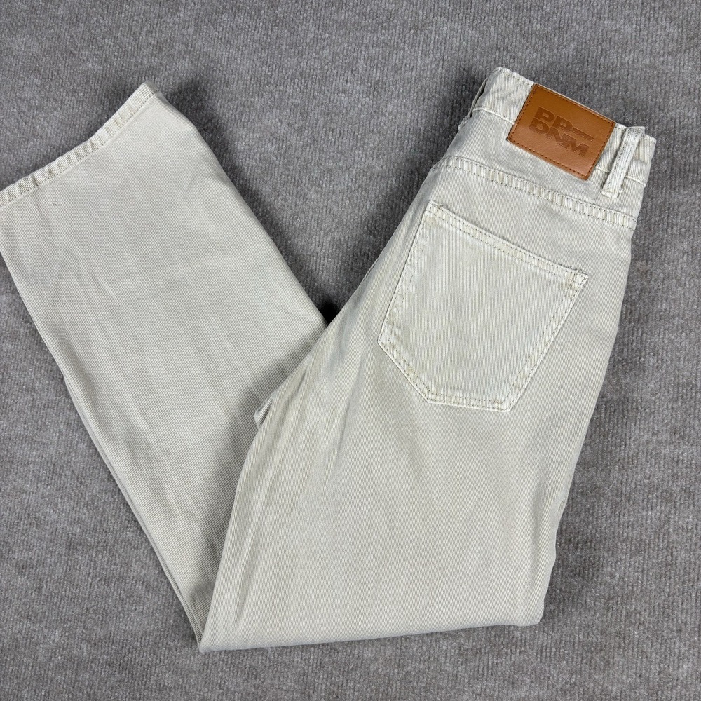 Princess Polly XX Beige Wide Leg High Rise Jeans Women's US 2 AU 6 EU 34